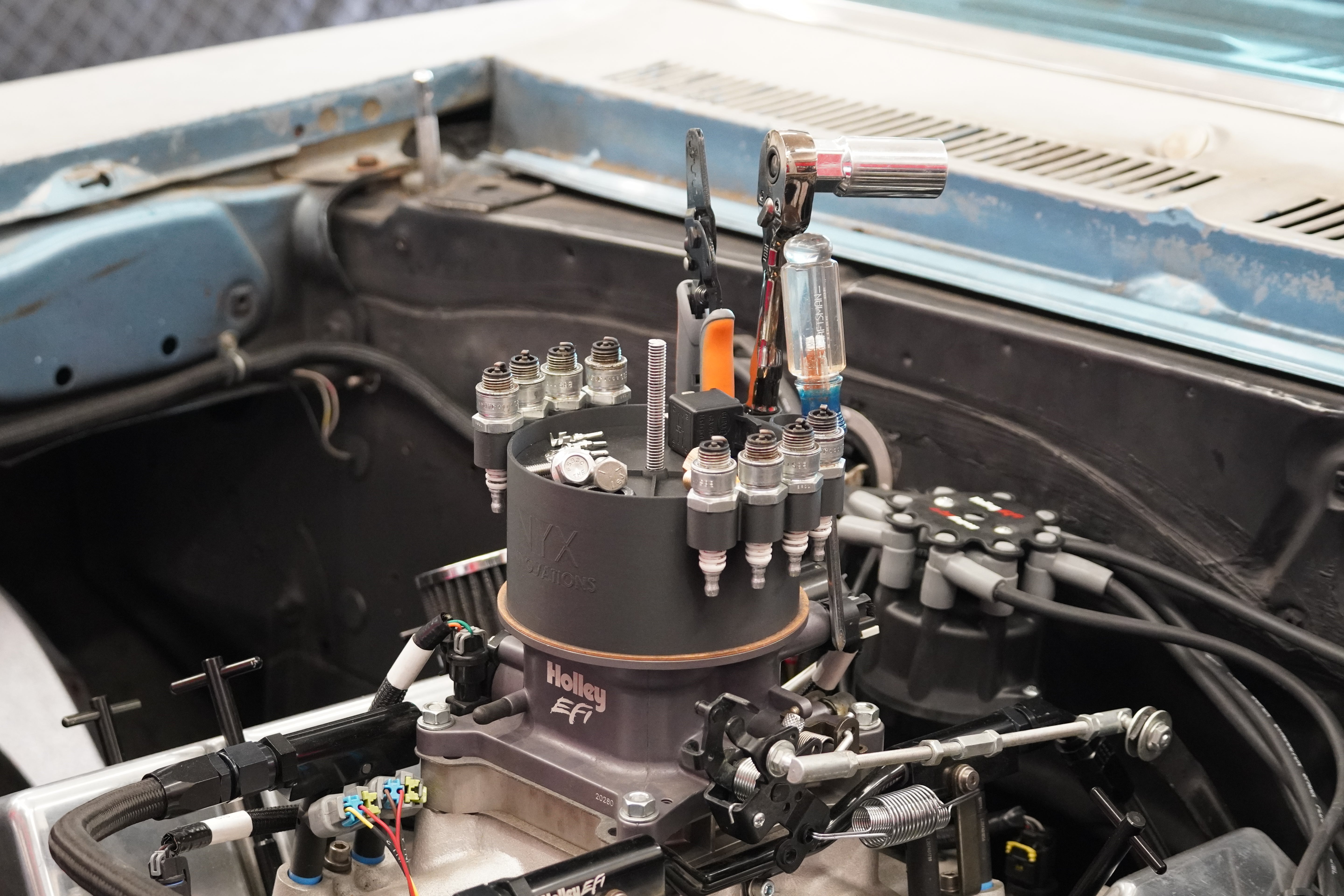 Carburetor Cap Tool and Spark Plug Holder